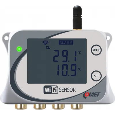 COMET Záznamník W0741čtyřkanálový WiFi se vstupem pro Pt1000