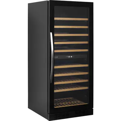 Tefcold Vinotéka černá duální bezrámová TFW300-2F