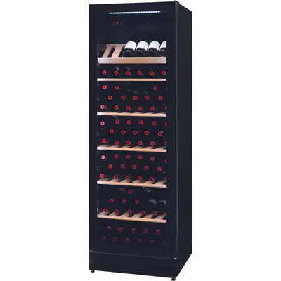 Tefcold Skříň chladicí vhodná pro chlazení vína WFG 185 černá