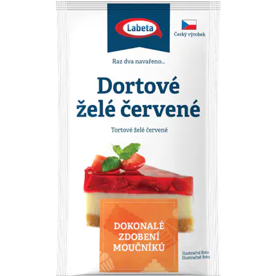 Labeta Dortové želé červené 10g