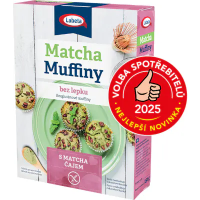 Labeta Muffiny matcha bez lepku, 250g