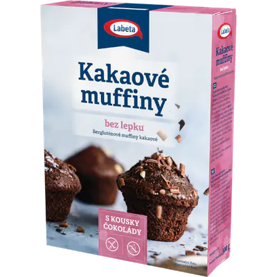 Labeta Muffiny kakaové bez lepku - směs, 300g
