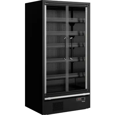 Tefcold Vitrína chladicí přístěnná kř. dveře Galaxy+ GP10FGD Black
