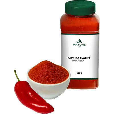 Nature line Paprika sladká 160 ASTA 550 g dóza