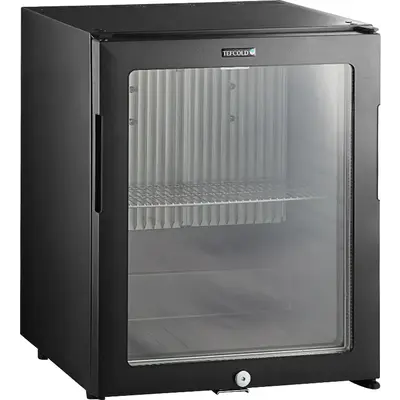 Tefcold Minibar prosklené dveře, černá TM33G-1