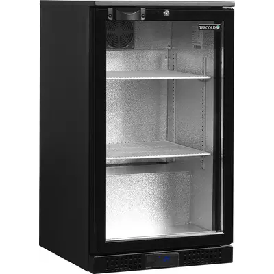 Tefcold Minibar prosklené křídlové dveře, černá DB106H