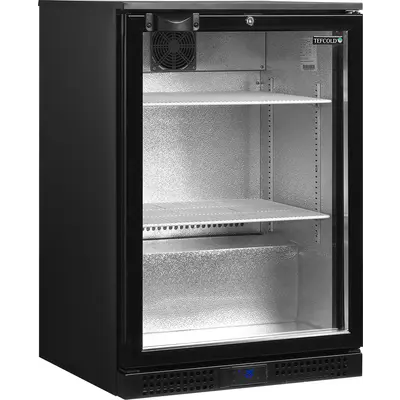 Tefcold Minibar prosklené křídlové dveře, černá DB126H
