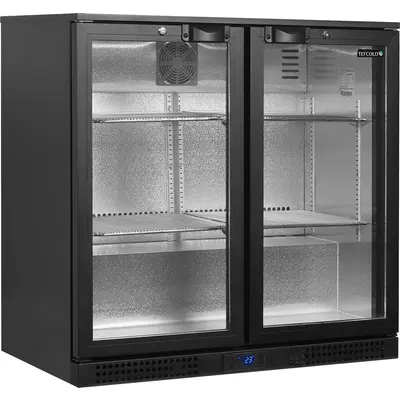 Tefcold Minibar prosklené křídlové dveře, černá BA26H