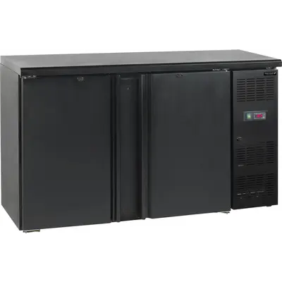 Tefcold Minibar, plné křídlové dveře, černá CBC 210