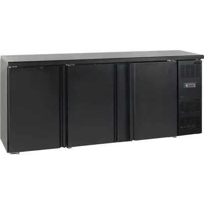 Tefcold Minibar, plné křídlové dveře, černá CBC 310