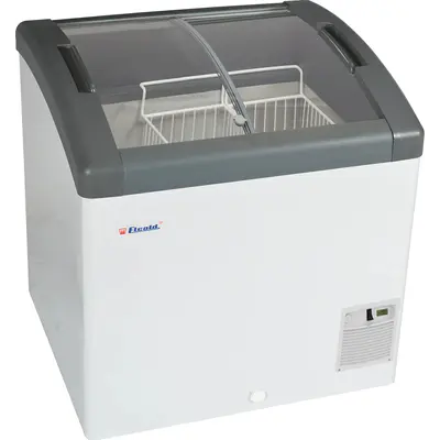 Tefcold Mraznička pultová , posuv. oblé víko Focus 73 GREY