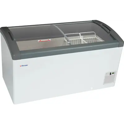 Tefcold Mraznička pultová , posuv. oblé víko Focus 131 GREY