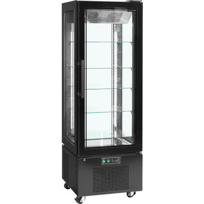 Tefcold Chladicí vitrína panoramatická UPD 400 C Black