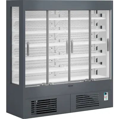 Tefcold Vitrína chladicí  přístěnná, posuv. dveře Varna 190/60 DP mini