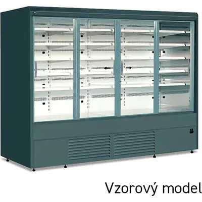 Tefcold Vitrína chladicí  přístěnná, posuv. dveře Varna 160/80 DP
