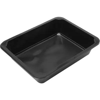 Zatavovací miska 227x178x50 1-dílná černá (400ks)