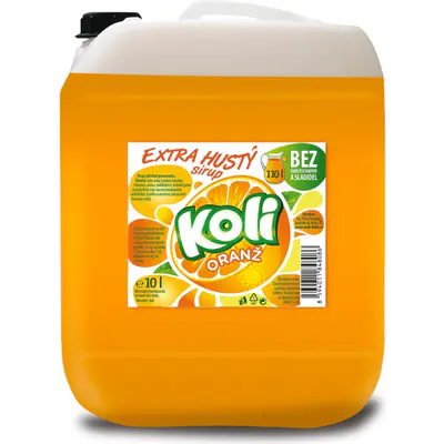 Koli Sirup oranž 10l