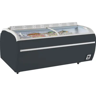 Tefcold Ostrov mrazicí, antracit TWIN 220A-F