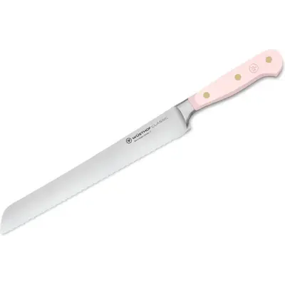 Wüsthof Nůž na chleba s dvojitě vlnk. ostřím, Pink Himalayan Salt, 23 cm CLASSIC COLOUR