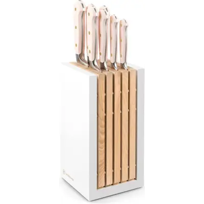 Wüsthof Blok na nože se 7 noži, Pink Himalayan Salt CLASSIC COLOUR