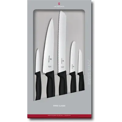Victorinox Kuchyňská sada nožů Swiss Classic černá 5 ks