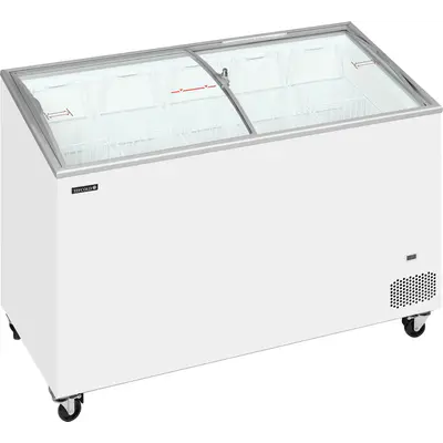 Tefcold Mraznička pultová  prosklené oblé víko IC402SCEB