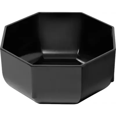 Miska plast černá osmihran Ø240mm