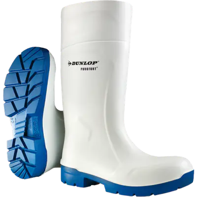 Dunlop Holínky pánské bílé S4 PUROFORT