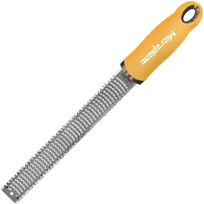 Microplane Struhadlo Zester jemné, POP, žlutá rukojeť