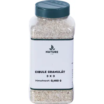 Nature line Cibule granulát 3x3 450g dóza