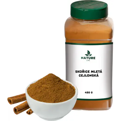 Nature line Skořice mletá cejlonská 450g  doza