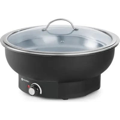 HENDI Chafing Tesino elektrický, Kitchen Line, 6,8L, 230V/500W, ⌀405x(H)240mm