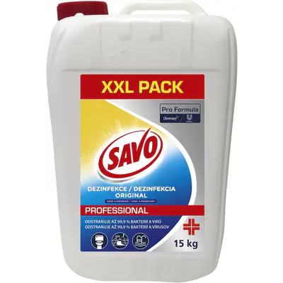 Savo PF Original 15kg - Kapalný dezinfekční prostředek na dezinfekci užitkové vody a povrchů