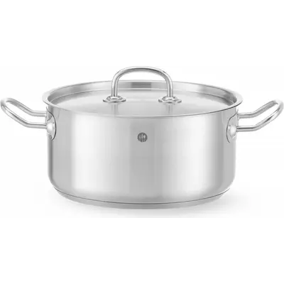 HENDI Hrnec s poklicí, Kitchen Line, 4,9L, ⌀240x(H)110mm