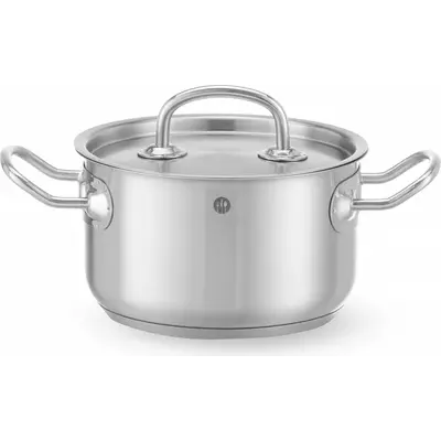 HENDI Hrnec střední s poklicí, Kitchen Line, 1,8L, ⌀160x(H)95mm