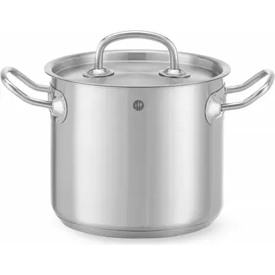 HENDI Hrnec vysoký s poklicí, Kitchen Line, 2,8L, ⌀160x(H)140mm