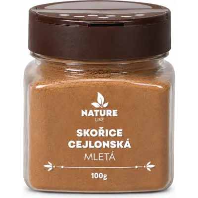 Nature line Skořice mletá cejlonská 100 g dóza