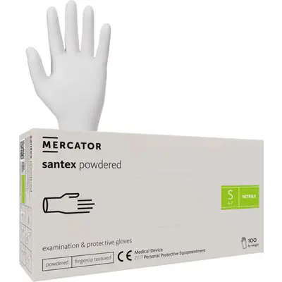 Rukavice latexové vel. S (6-7) 100ks