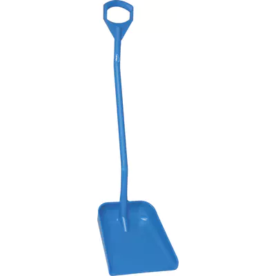 Vikan Lopata, dlouhá rukojeť, velká plocha - modrá