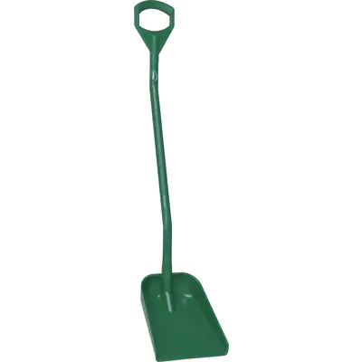 Vikan Lopata, dlouhá rukojeť, malá plocha - zelená