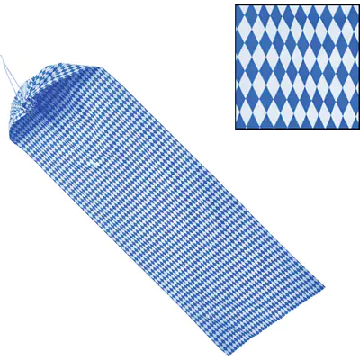 Viskase Obal na šunku K FLEX - karo, bílá/modrá