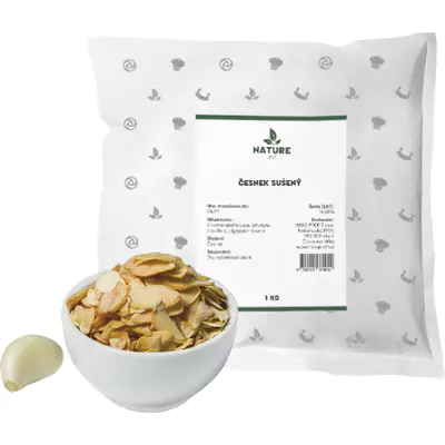 Nature line Česnek sušený - plátky A QUALITY 1 kg