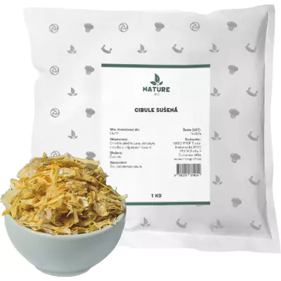 Nature line Cibule sušená - plátky 1 kg