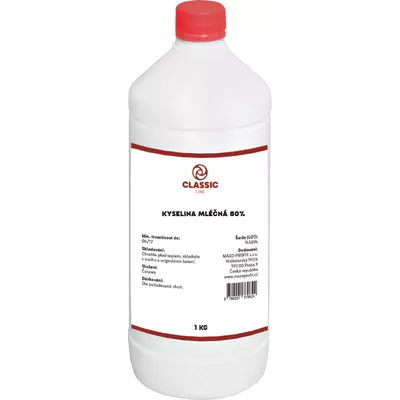 Classic line KYSELINA MLÉČNÁ 80% 1 kg