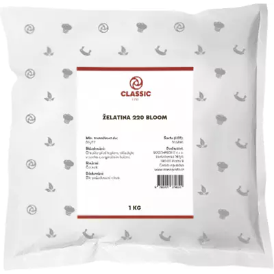 Classic line Želatina 220 Bloom 1 kg