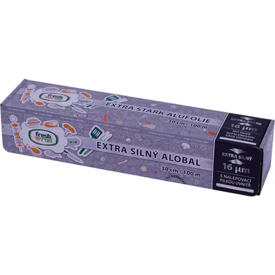 Alobal extra silný fresh´n´roll - krabička s pilkou 300mm x 100m