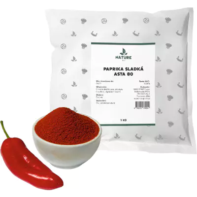 Nature line Paprika sladká 80 ASTA 1 kg