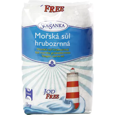 Solsanka Mořská sůl bez jódu 1kg