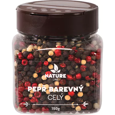 Nature line Pepř barevný celý 150g dóza