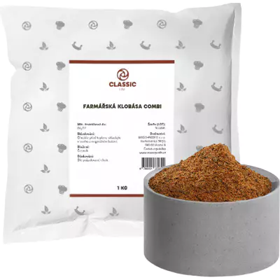 Classic line Farmářská klobása combi 1 kg